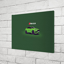 Холст прямоугольный AUDI RS Q3 Z, цвет: 3D-принт — фото 2