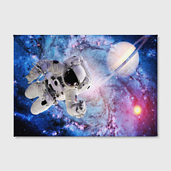 Холст прямоугольный Космонавт, цвет: 3D-принт — фото 2