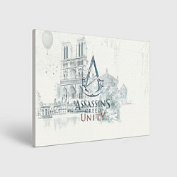 Холст прямоугольный Assassin’s Creed Unity, цвет: 3D-принт
