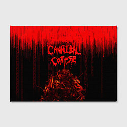 Холст прямоугольный CANNIBAL CORPSE, цвет: 3D-принт — фото 2