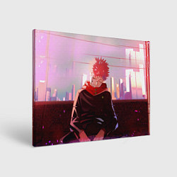 Холст прямоугольный JUJUTSU KAISEN МАГИЧЕСКАЯ БИ, цвет: 3D-принт
