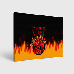 Холст прямоугольный Cannibal Corpse Труп Каннибала Z, цвет: 3D-принт