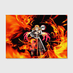 Холст прямоугольный КЛИНОК РАССЕКАЮЩИЙ ДЕМОНОВ, цвет: 3D-принт — фото 2