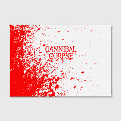 Холст прямоугольный Cannibal corpse, цвет: 3D-принт — фото 2