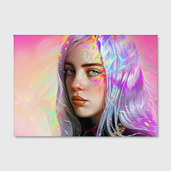 Холст прямоугольный Billie Eilish, цвет: 3D-принт — фото 2