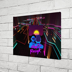 Холст прямоугольный Daft Punk Electrix, цвет: 3D-принт — фото 2