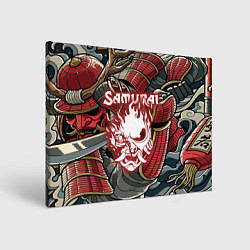 Картина прямоугольная SAMURAI CYBERPUNK NINJA