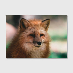Холст прямоугольный Строгая лисица, цвет: 3D-принт — фото 2