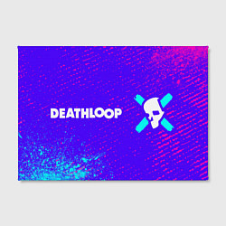 Холст прямоугольный Deathloop - Взрыв, цвет: 3D-принт — фото 2