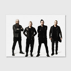 Холст прямоугольный Three Days Grace band, цвет: 3D-принт — фото 2