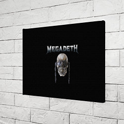 Холст прямоугольный Megadeth, цвет: 3D-принт — фото 2