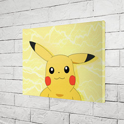 Холст прямоугольный Sweet Pikachu, цвет: 3D-принт — фото 2
