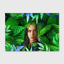 Холст прямоугольный BILLIE EILISH БИЛЛИ АЙЛИШ Z, цвет: 3D-принт — фото 2
