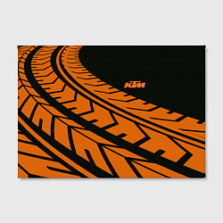Холст прямоугольный ORANGE KTM КТМ Z, цвет: 3D-принт — фото 2