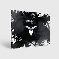 Холст прямоугольный BON JOVI БОН ДЖОВИ, цвет: 3D-принт