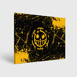 Холст прямоугольный ONE PIECE PIRATES ВАН ПИС ПИРАТЫ ЖЁЛТЫЙ, цвет: 3D-принт