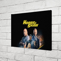 Холст прямоугольный Hobbs & Shaw, цвет: 3D-принт — фото 2