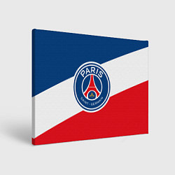 Холст прямоугольный Paris Saint-Germain FC, цвет: 3D-принт
