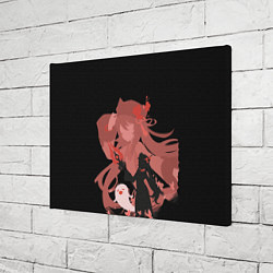 Холст прямоугольный Genshin Impact Hu Tao Tao, цвет: 3D-принт — фото 2