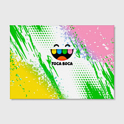 Холст прямоугольный Toca Boca: Улыбашка, цвет: 3D-принт — фото 2