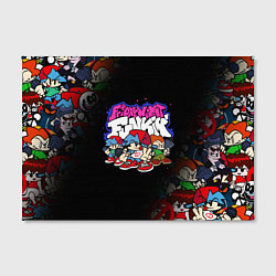 Холст прямоугольный FRIDAY NIGHT FUNKIN PARTY HEROES, цвет: 3D-принт — фото 2
