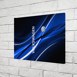 Холст прямоугольный VOLKSWAGEN LOGO SPORT, цвет: 3D-принт — фото 2