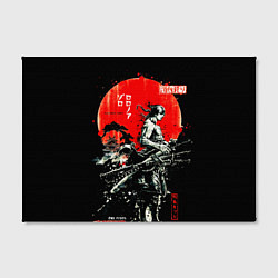 Холст прямоугольный Ван пис зоро самурай на черном фоне, цвет: 3D-принт — фото 2