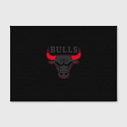 Холст прямоугольный CHICAGO BULLS ЧИКАГО БУЛЛС ЯРОСТЬ БЫКА, цвет: 3D-принт — фото 2