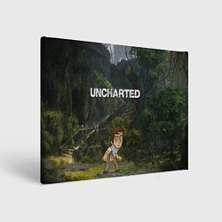 Холст прямоугольный Uncharted На картах не значится, цвет: 3D-принт