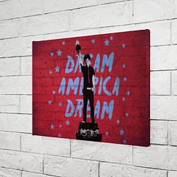 Холст прямоугольный Dream America dream, цвет: 3D-принт — фото 2