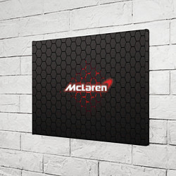 Холст прямоугольный McLaren carbon theme, цвет: 3D-принт — фото 2