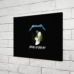 Холст прямоугольный Kill Em All - Metallica, цвет: 3D-принт — фото 2