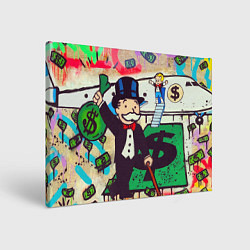 Холст прямоугольный Alec Monopoly ART, цвет: 3D-принт