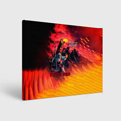 Холст прямоугольный Крещение огнём - Ария, цвет: 3D-принт