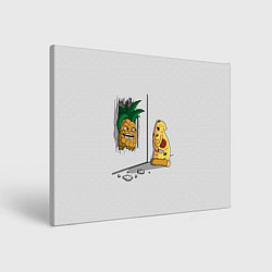 Холст прямоугольный HERES PINEAPPLE!, цвет: 3D-принт