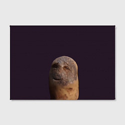 Холст прямоугольный Уставший картофель, цвет: 3D-принт — фото 2