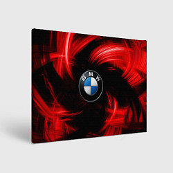 Холст прямоугольный BMW RED BEAST, цвет: 3D-принт