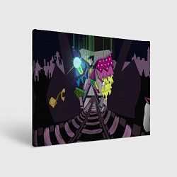 Холст прямоугольный Spamton: BIG SHOT ! Deltarune Спамтон, цвет: 3D-принт