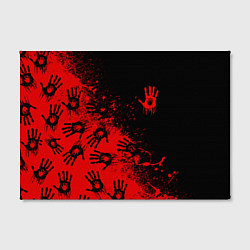 Холст прямоугольный Death Stranding Отпечаток рук паттерн, цвет: 3D-принт — фото 2
