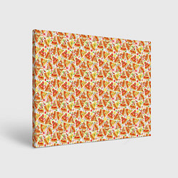 Холст прямоугольный Пицца Pizza, цвет: 3D-принт