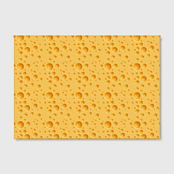 Холст прямоугольный Сыр Cheese, цвет: 3D-принт — фото 2
