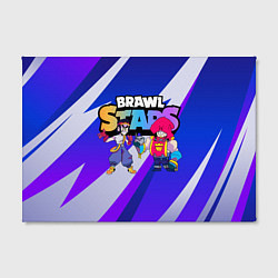 Холст прямоугольный FANG & GROM BRAWL STARS, цвет: 3D-принт — фото 2