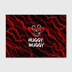 Холст прямоугольный Huggy Wuggy гроза, цвет: 3D-принт — фото 2