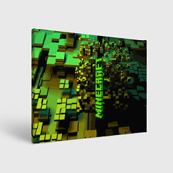 Холст прямоугольный Minecraft, pattern 2022, цвет: 3D-принт