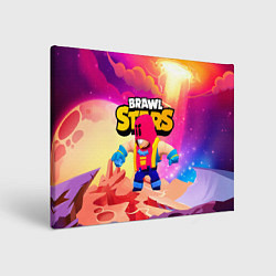 Холст прямоугольный GROM BRAWL STARS FANTASY, цвет: 3D-принт