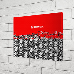 Холст прямоугольный Honda - Pattern, цвет: 3D-принт — фото 2