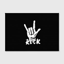 Холст прямоугольный РОК - ROCK, цвет: 3D-принт — фото 2