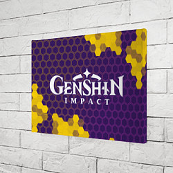 Холст прямоугольный GENSHIN IMPACT - Графика, цвет: 3D-принт — фото 2
