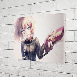 Холст прямоугольный Дегуршафф gift -Saga of Tanya the Evil, цвет: 3D-принт — фото 2