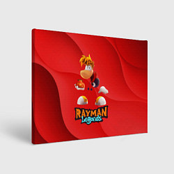 Холст прямоугольный Rayman Red Legends, цвет: 3D-принт